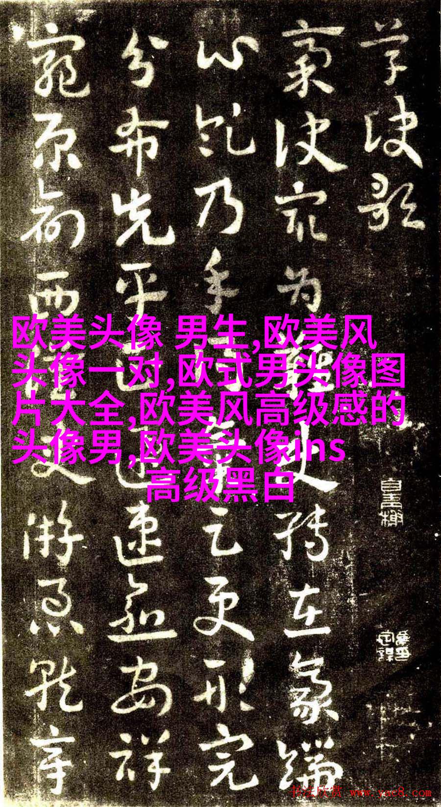 惊艳的欧美头像(精选12张)