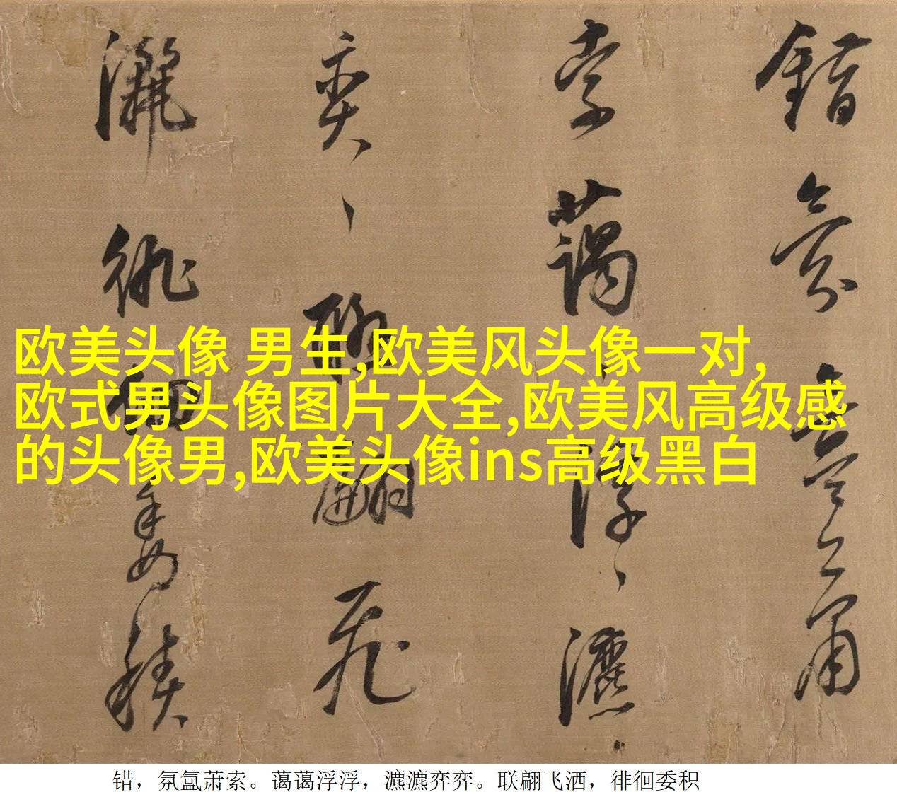 惊艳的欧美头像(精选12张)